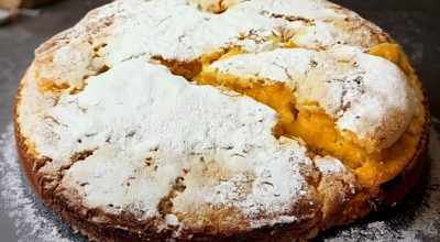 Домашний тыквенный пирог из сухого теста: хрустящий снаружи и сочный внутри