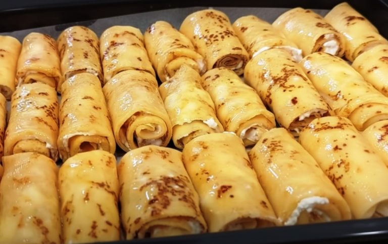 Блины на сыворотке с тыквой и творогом