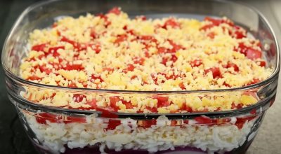 Салат «Нежный» — просто, быстро и очень вкусно
