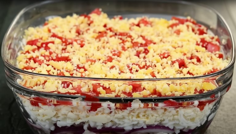 Салат «Нежный» — просто, быстро и очень вкусно
