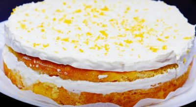 Простой и вкусный торт «Лимончелло» — обычный бисквит превращается в десерт мечты!
