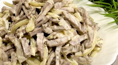 Салат «Елена» — деликатес для праздника всего из двух продуктов