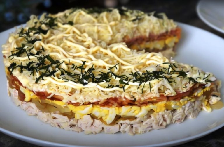 Салат «Аннушка» — лёгкий, нежный и обалденно вкусный