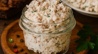 Намазка из куриной печени и творожного сыра