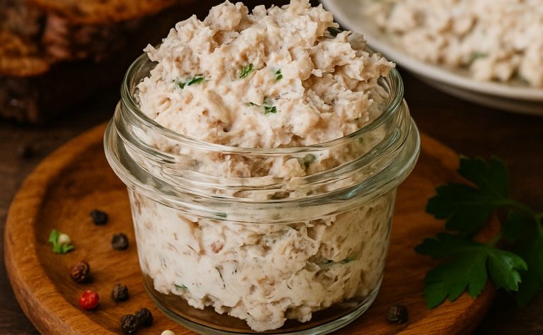 Намазка из куриной печени и творожного сыра