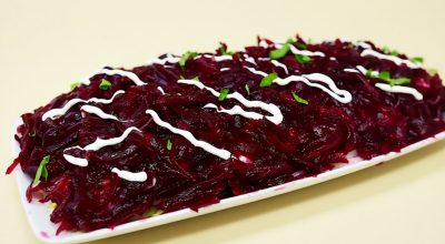 Салат «Зимний Смак». Готовится всего за 15 минут — идеальное блюдо для новогоднего ужина!