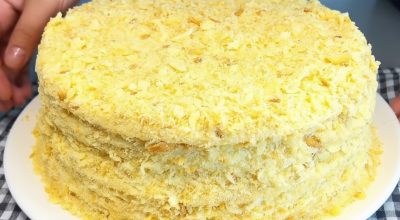 Лучший рецепт торта «Наполеон» на воде — нежный, слоистый, на вкус как пломбир