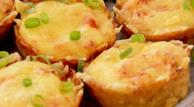 Новогодняя закуска за 30 минут: сочные и сытные картофельные маффины