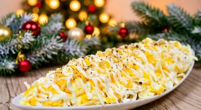 Салат на старый Новый год «Мадонна». Роскошный вкус за две минуты