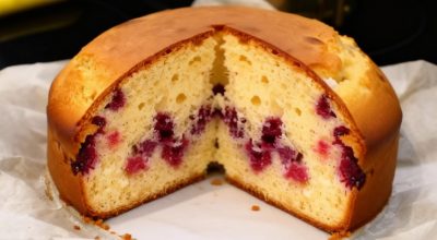 Нереально вкусный пирог с малиной. Быстрый десерт к чаю