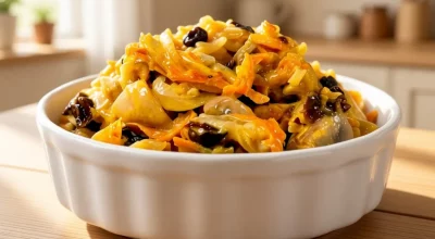 Салат «Лесник» с грибами и черносливом