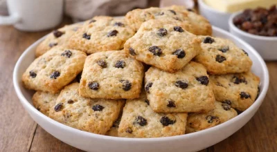 Домашнее печенье «Неженка» с изюмом: делюсь рецептом мягкого теста на сметане