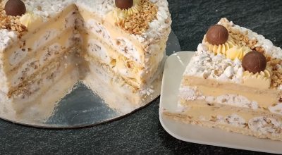 Торт «Сенаторский» с безе и песочными коржами. Вкуснейший десерт без сливок