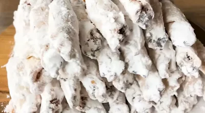 Легендарные кифлики на смальце: тающее песочное печенье с сочной начинкой внутри