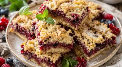 Ни в какое сравнение не идет с магазинным: готовлю домашнее венское печенье с ягодами (тертый пирог)