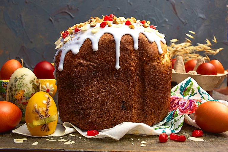 Пасхальный кулич в хлебопечке