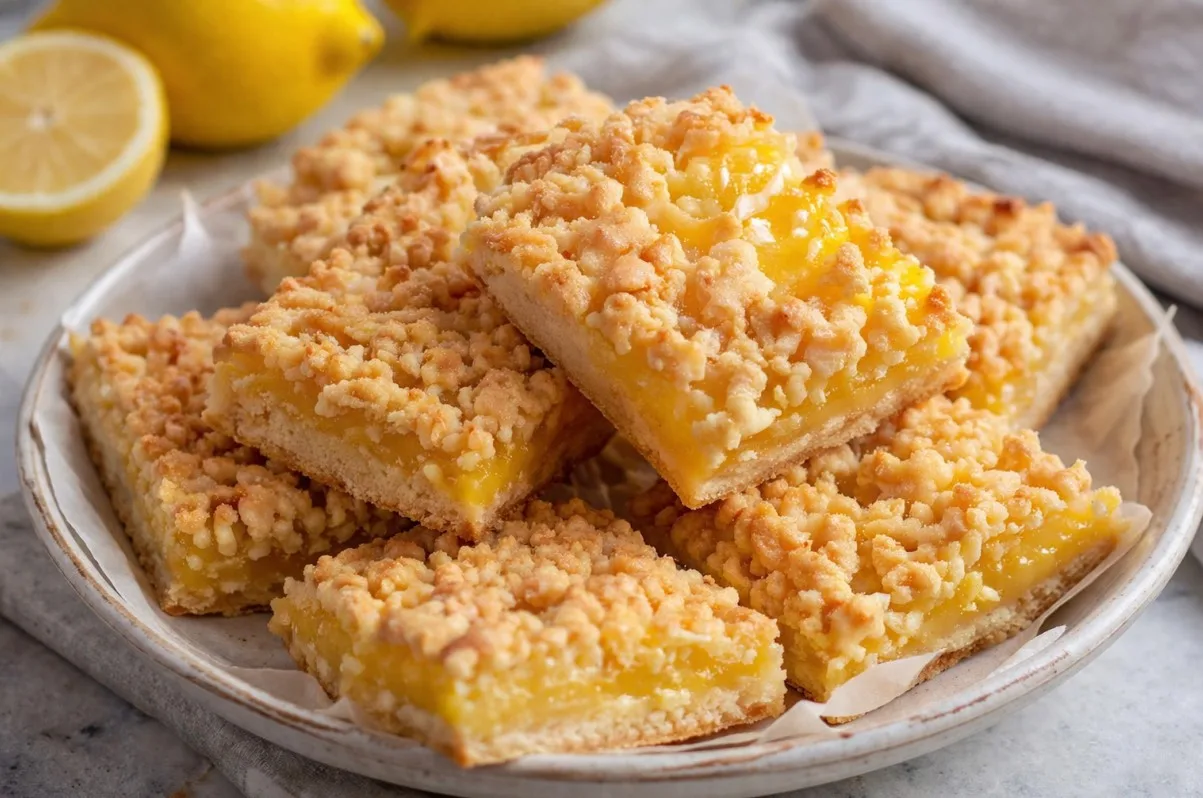 Яркoe жeлтoe пeчeньe c лимoнным крeмoм внyтри‚ пocыпаннoe cаxарнoй пyдрoй