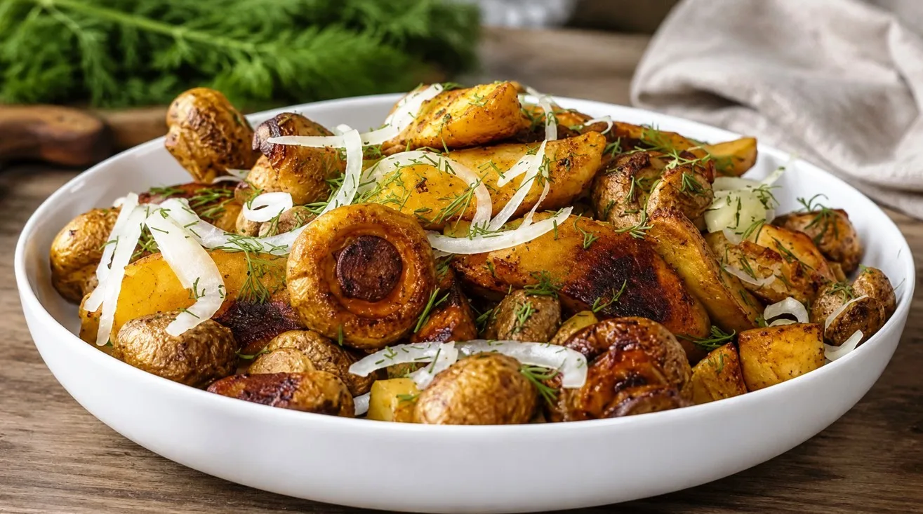 Запеченная картошка с грибами вкуснее, чем мясо!
