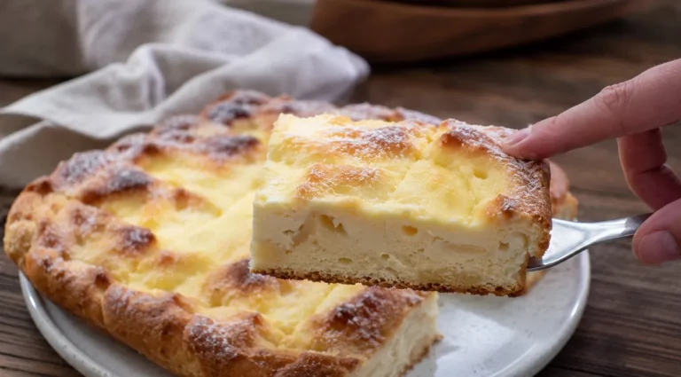 «Королевская шарлотка» с яблоками по-новому: вкуснятина под нежной сметанной заливкой. Пропекается идеально
