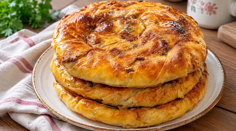 Заворачиваю мясной рулет в спираль и прижимаю скалкой: рецепт французской мясной улитки на бездрожжевом тесте